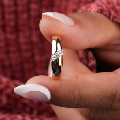 Celestial Embrace High Dome Statement Ring:Natural/ Lab-Grown Diamond Rings