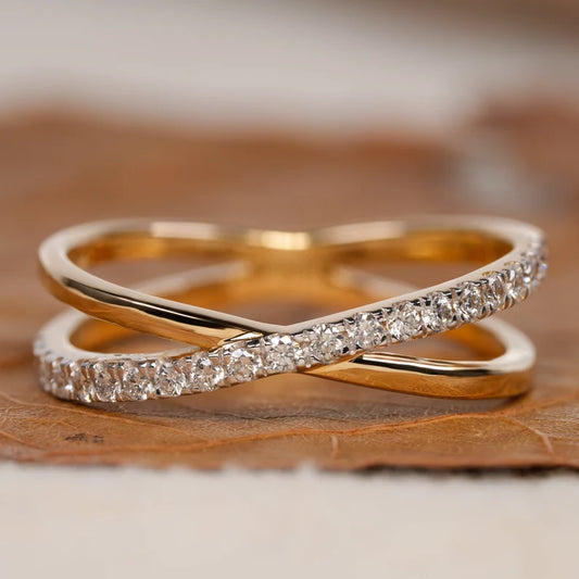 Criss Cross Ring Gift For Her