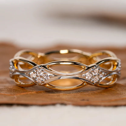 Minimalist Vintage Stackable Engagement Ring